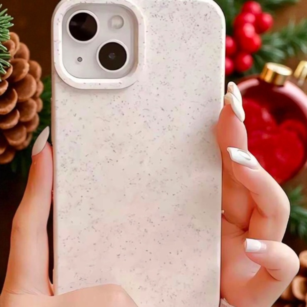 NEW 🔅iPhone 14 Pro Max Case Stylish Case Cream Color Phone Accessories